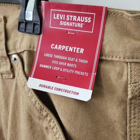 👖Levi Strauss Signature Men’s Carpenter Pants – Size 40x32  Boot Cut hammer NWT - Picture 5 of 16